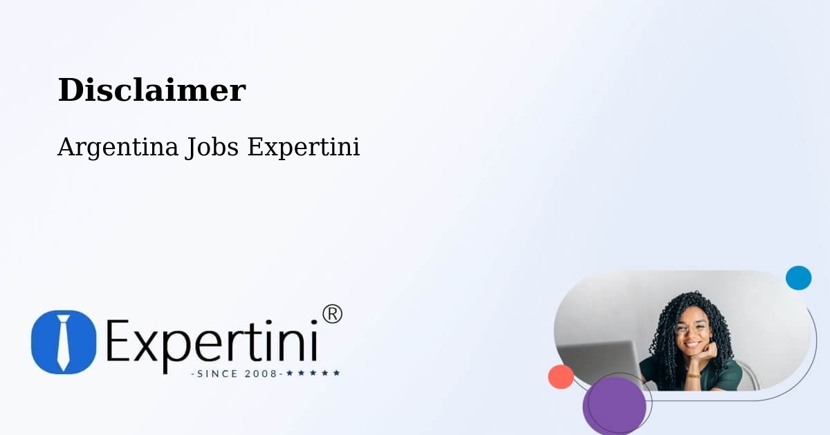Disclaimer – Naschel - Argentina Jobs Expertini